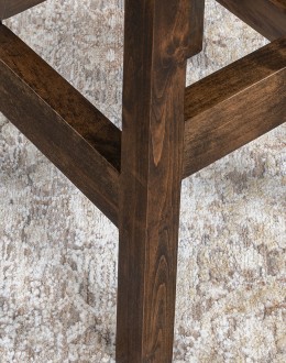 Chisum Sycamore Leather Barstool