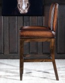 Sloane Mocha Leather Barstool