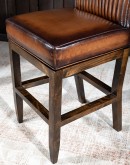 Sloane Mocha Leather Barstool