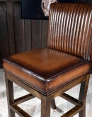 Sloane Mocha Leather Barstool