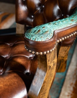 Chisum Nile Croc Barstool