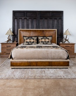 Berne Leather Bed Berne Leather Bed
