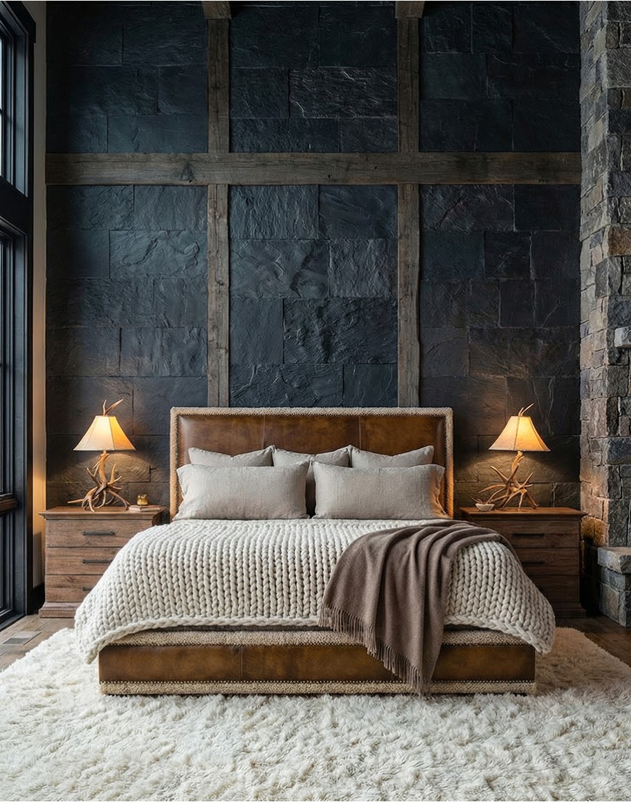 Berne Leather Bed Berne Leather Bed