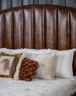 Monarch Leather Bed