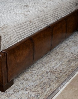 Monarch Leather Bed