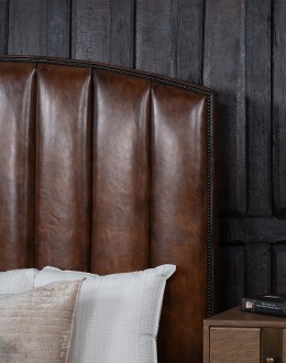 Monarch Leather Bed