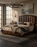 Monarch Leather Bed