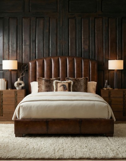 Monarch Leather Bed Monarch Leather Bed