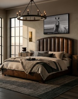 Monarch Leather Bed Monarch Leather Bed