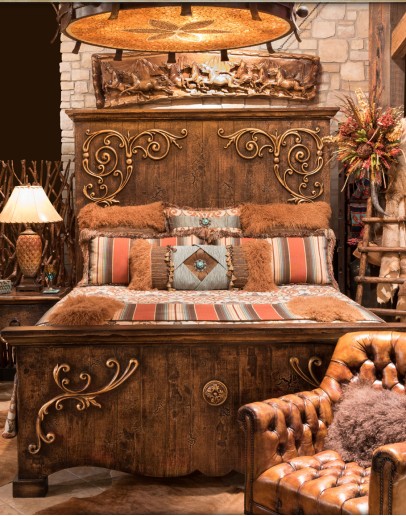 Santander Bed spanish style wood bed