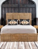 Sonora Sand Leather Bed