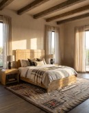 Sonora Sand Leather Bed