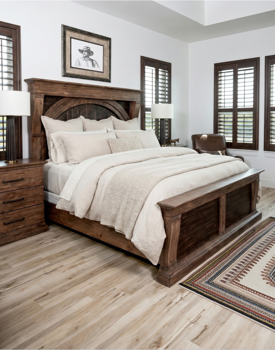 TX Corbel Wooden Bed