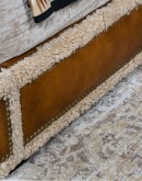 Willow Saddle Leather Bed
