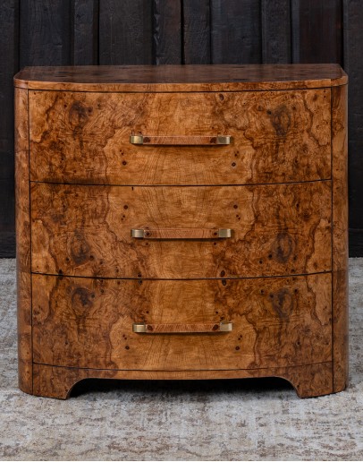 Naples Burl Wood Chest Naples Burl Wood Chest