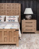 Sierra Sand Three Drawer Nightstand