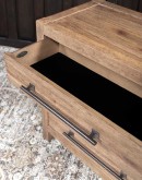 Sierra Sand Three Drawer Nightstand