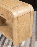 Sonora Sand Leather Nightstand