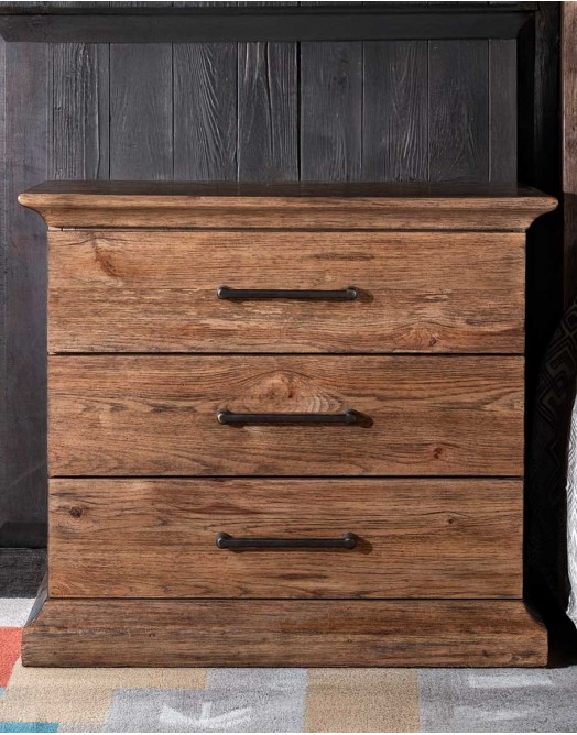 TX Three Drawer Nightstand