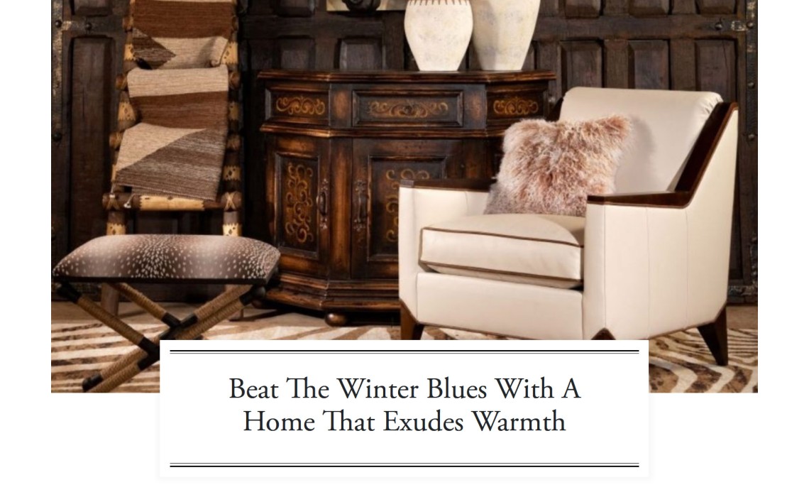 Beat The Winter Blues With A Home That Exudes Warmth