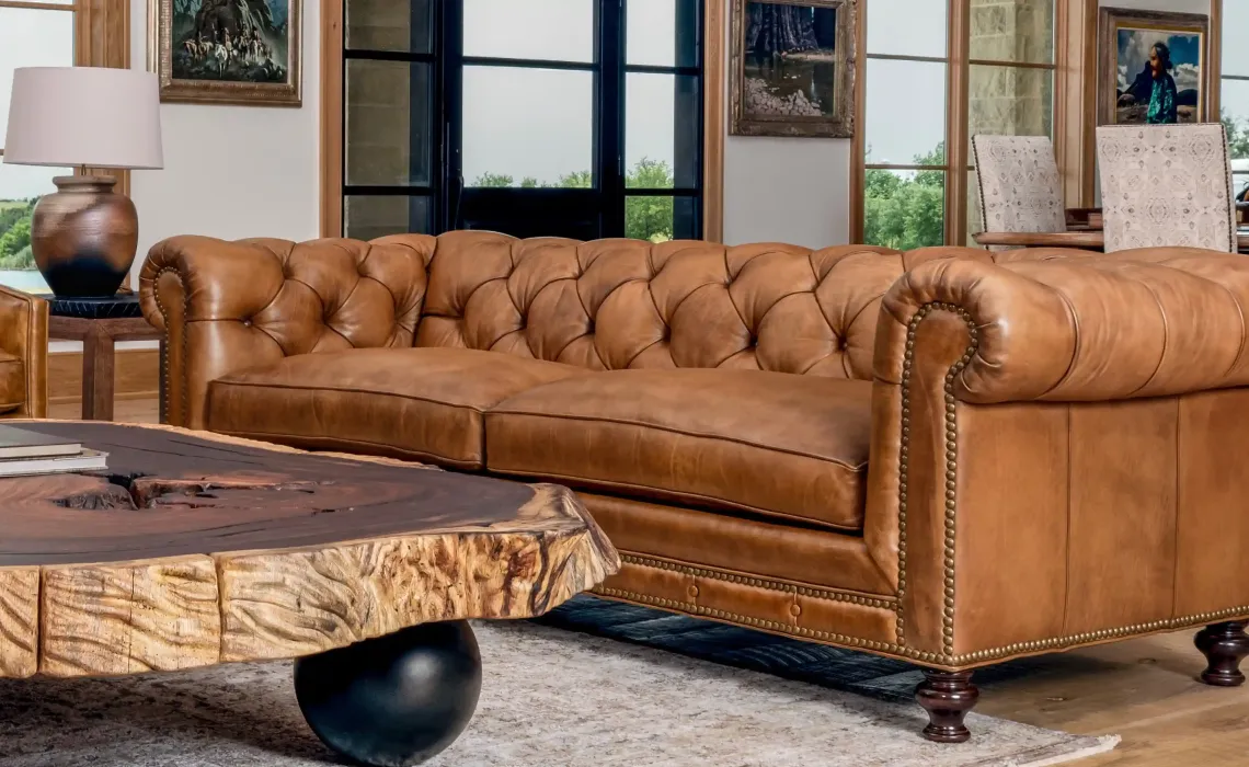 The Timeless Appeal of Leather Chesterfield Sofas for Western Luxury Homes