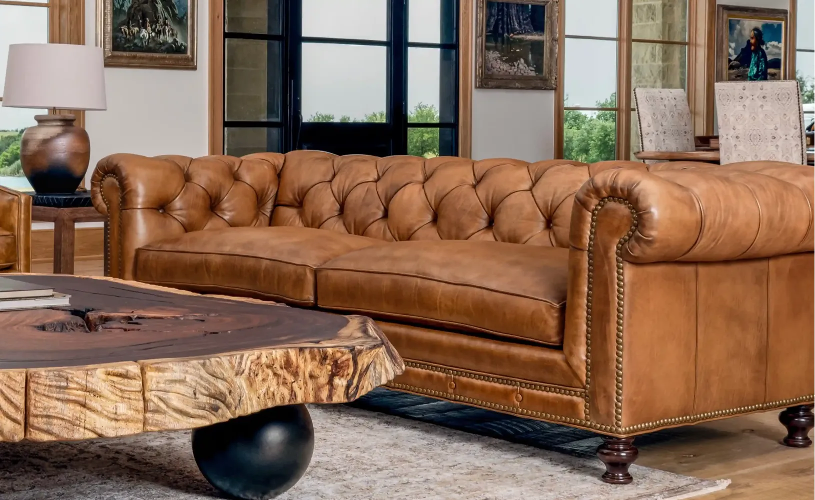 The Timeless Appeal of Leather Chesterfield Sofas for Western Luxury Homes
