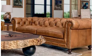 The Timeless Appeal of Leather Chesterfield Sofas for Western Luxury Homes