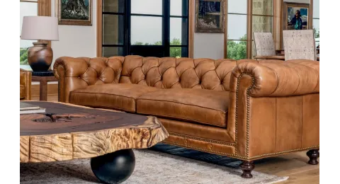The Timeless Appeal of Leather Chesterfield Sofas for Western Luxury Homes