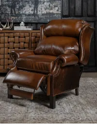 Lawton Western Leather Recliner
