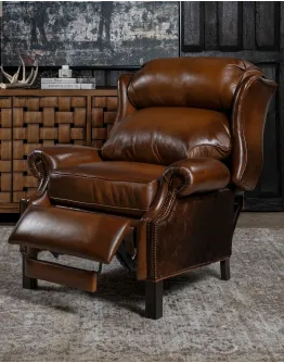 Lawton Western Leather Recliner