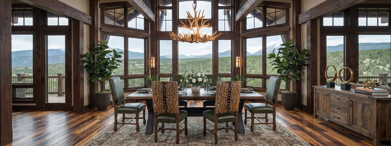 mountain home dining room chairs