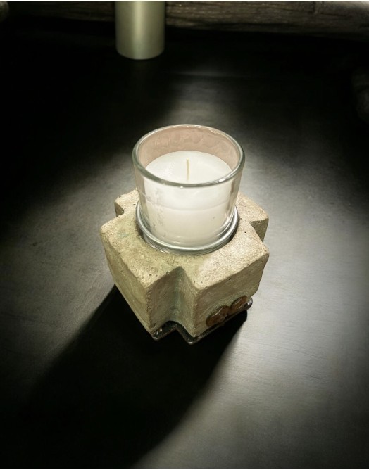 Cruz Piedra Votive