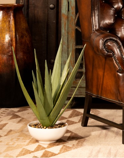 Evarado Aloe Planter faux agave plant, fine home decor products