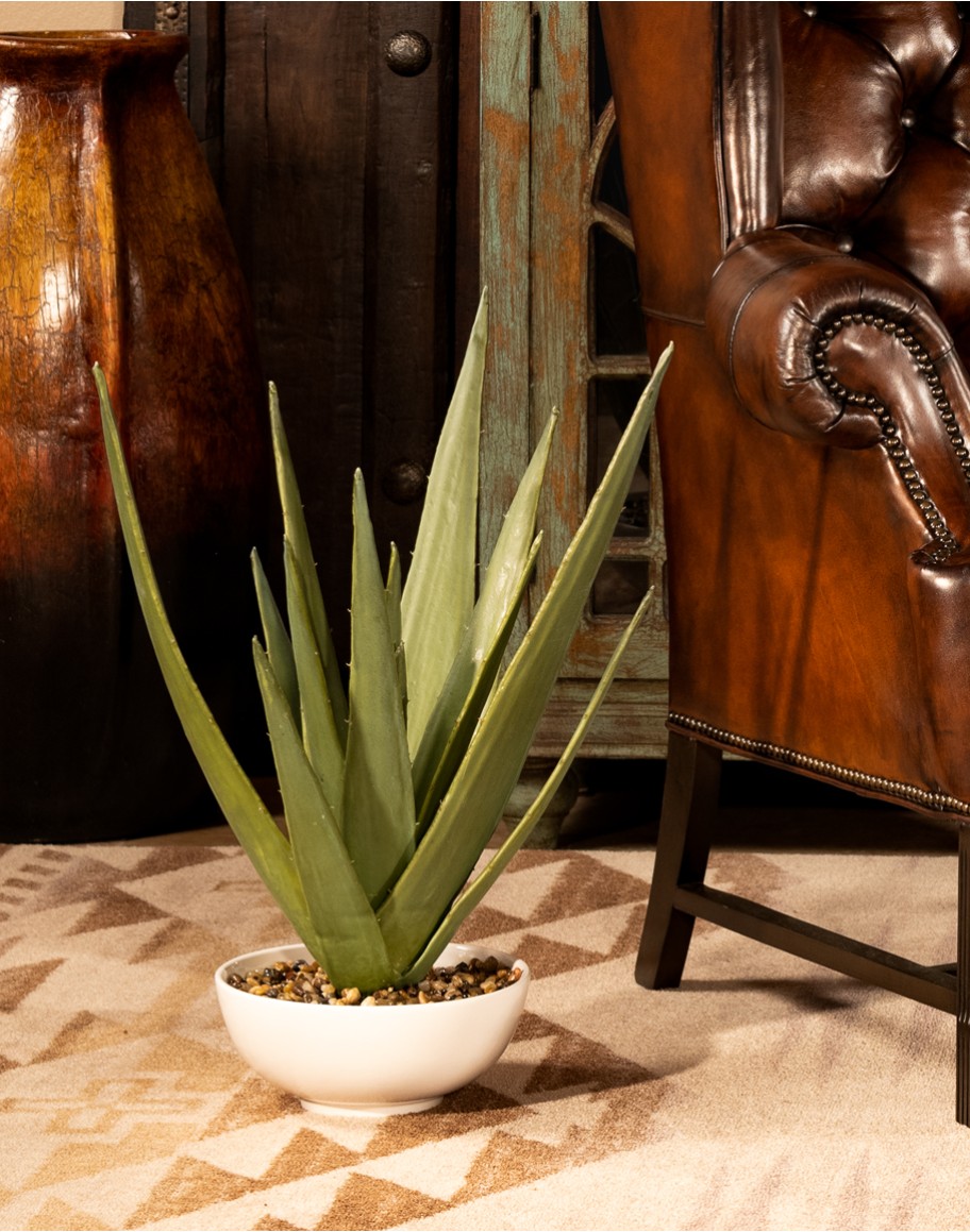 faux agave plant, fine home decor products