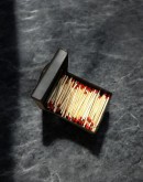 Heart On Fire Match Box