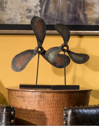 Propellers Sculpture, S/2 Propellers Sculpture, S/2