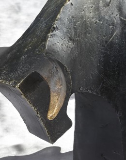 Regal Bull Sculptures Set of 2