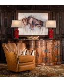 abstract bison picture