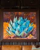 painting of an agave cactus