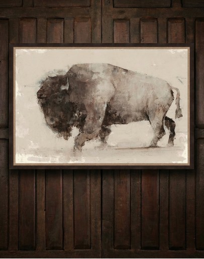 Deep Freeze Framed Painting