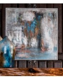 modern rustic abstract painting
