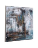 modern rustic abstract painting