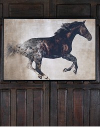 Galloping Grace Horse Framed Artwork