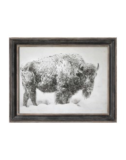 In The Storm Framed Print