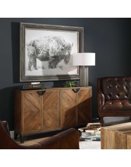 In The Storm Framed Print