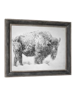 In The Storm Framed Print