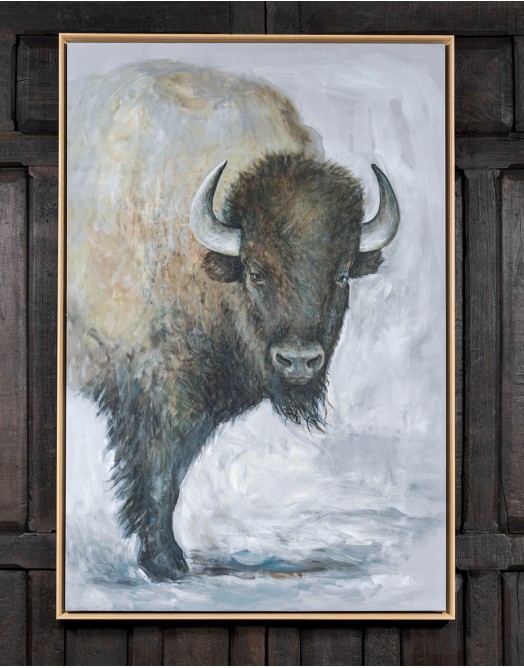 Majestic Bison Western Artwork
