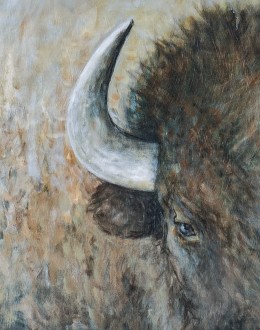 Majestic Bison Western Artwork