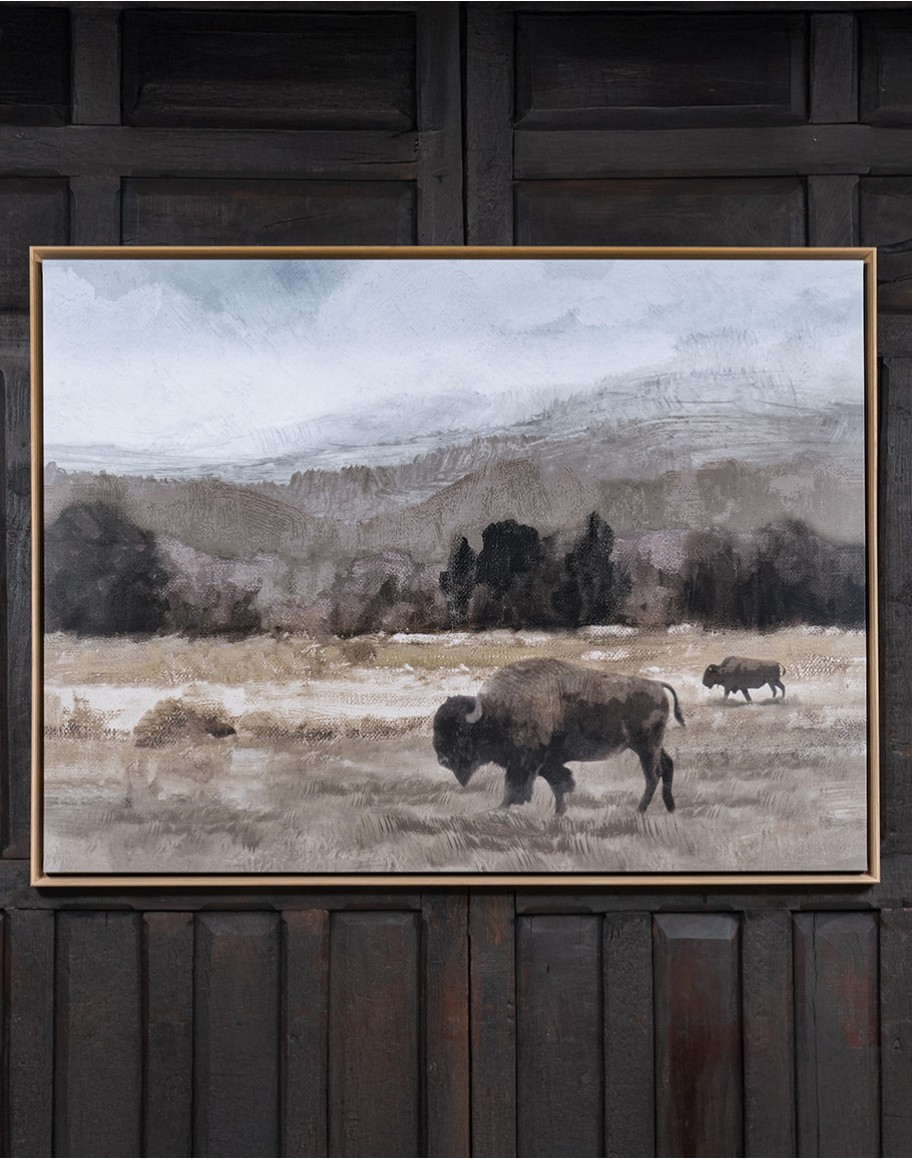 On The Range Framed Artwork