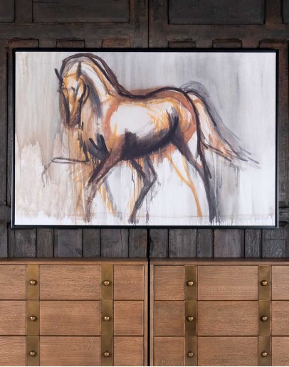 Horse Whisper Framed Art Horse Whisper Framed Art